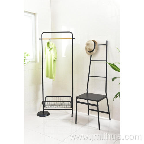 Entryway storage rack metal